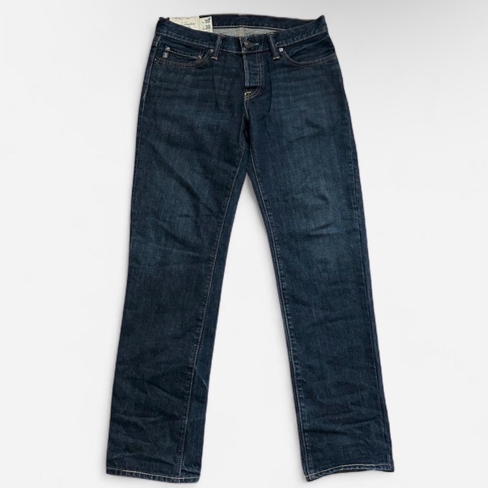 Abercrombie & Fitch Dark Blue Classic Straight Jeans 30x30 (32x31.5)